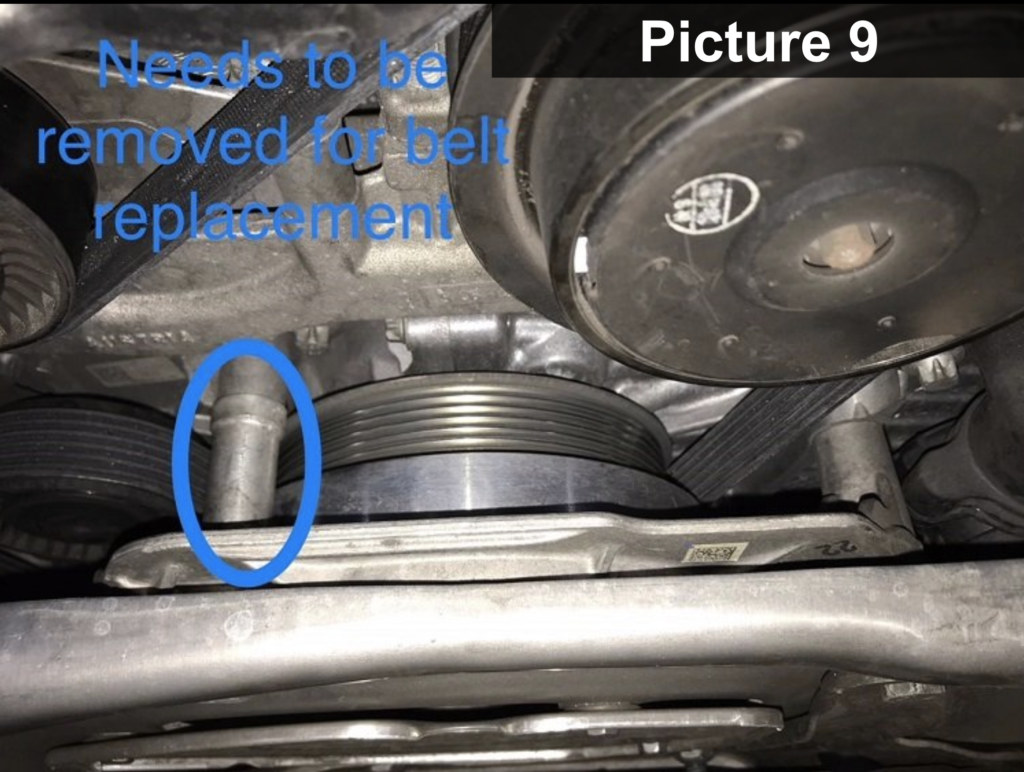 How to replace the serpentine belt on a Porsche 911 (2012-2016 ...