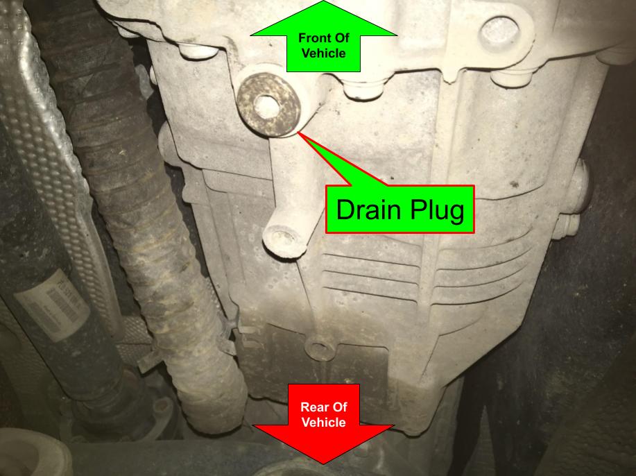 Drain the manual transmission oil.