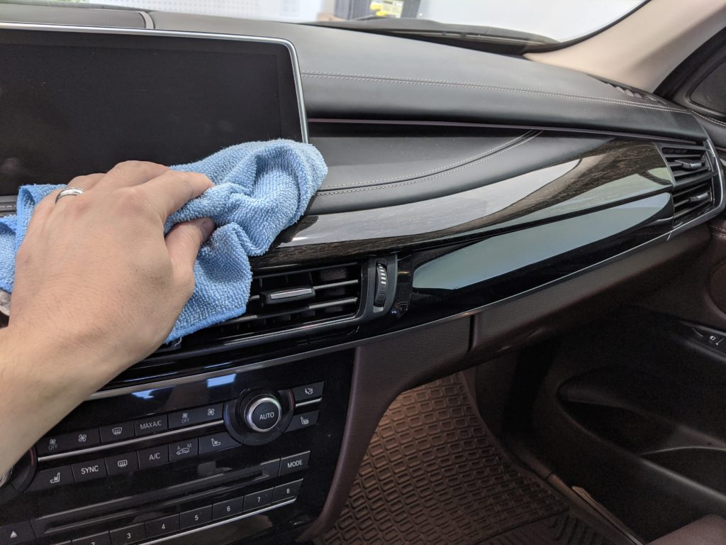 how to clean car interior - step 2