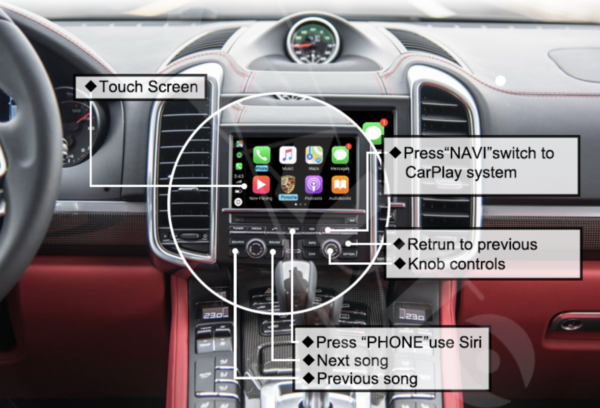 PORSCHE PCM 3.1 APPLE CARPLAY ANDROID AUTO CONVERSION FUNCTIONALITY