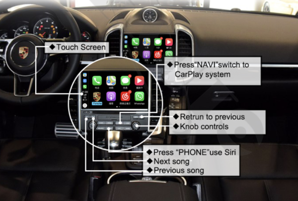 PORSCHE PCM 4.0 ANDROID AUTO APPLE CARPLAY FUNCTIONALITY