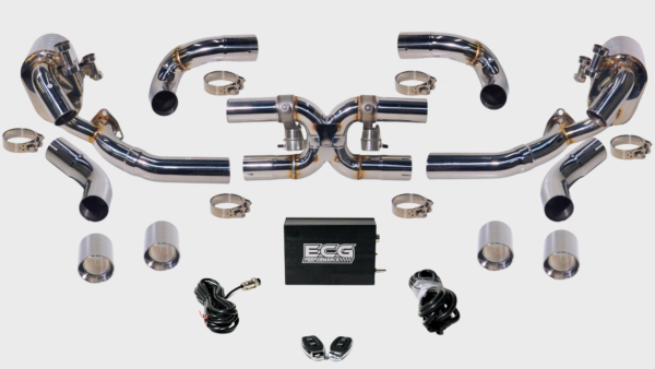 ECG Performance 997.2 Valved Exhaust Product Components